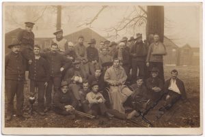 A group of wounded Australian soldiers (World War One postcard)